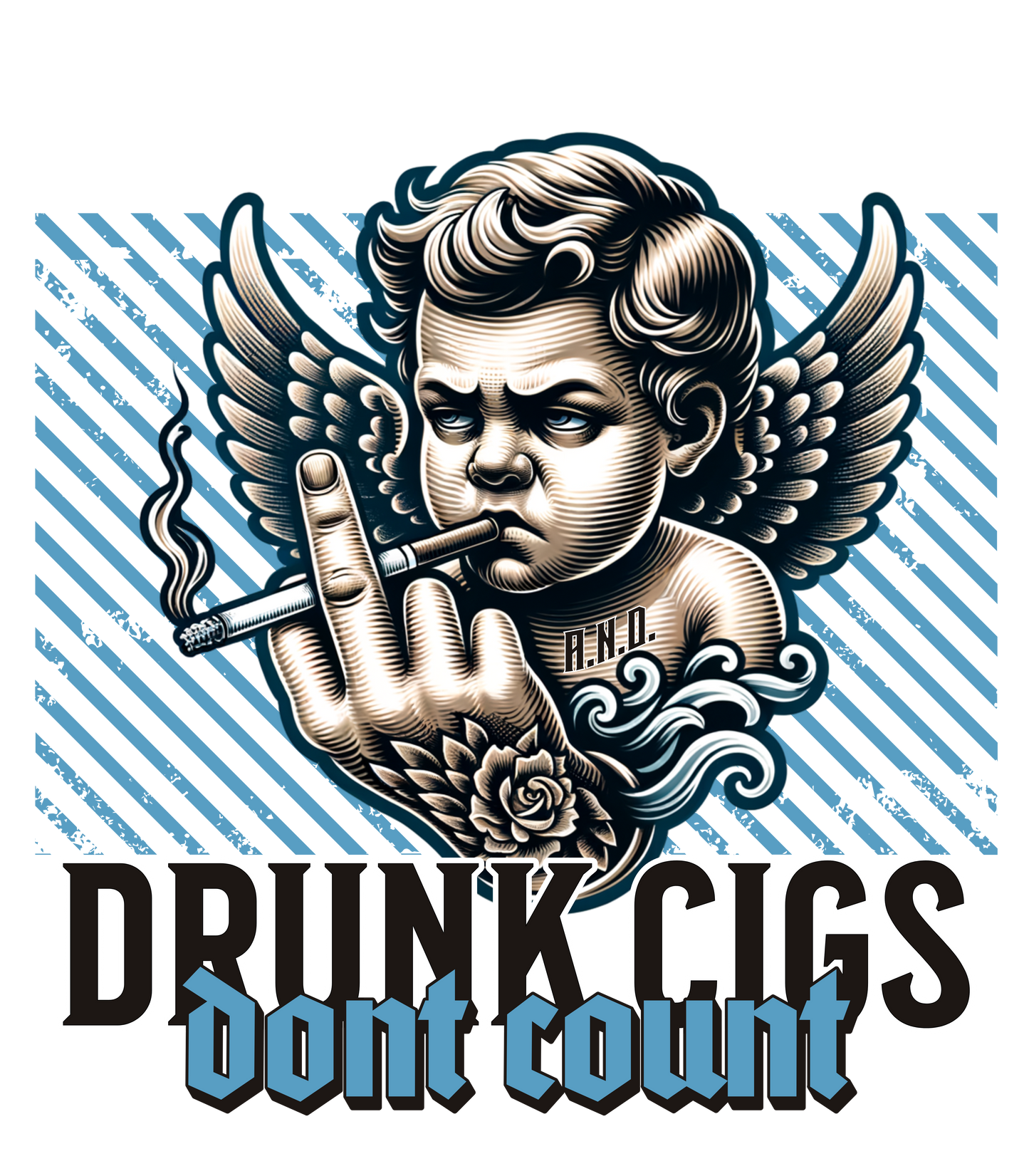 Drunk Cigs Don't Count Angel