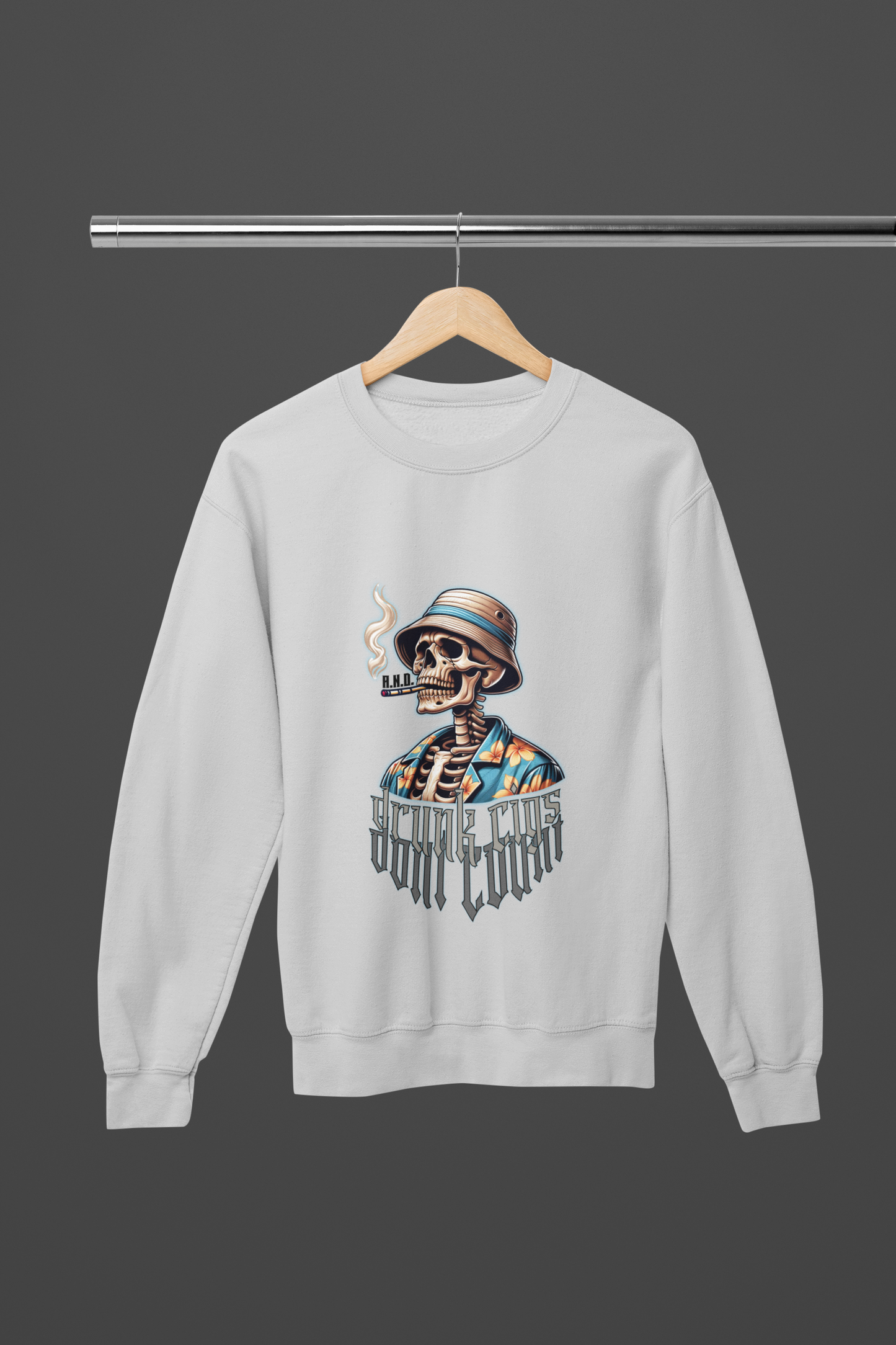 Drunk Cigs Don't Count Skeleton