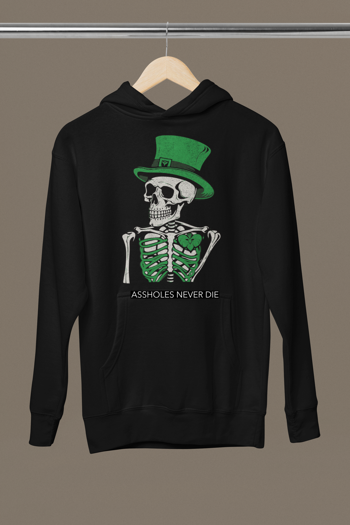 Top Hat Skull Hoodie