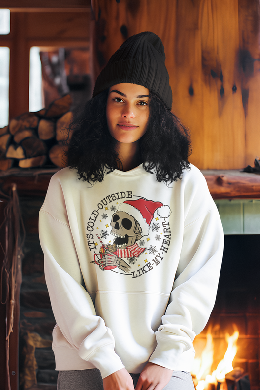 Its Cold Outside Skull Hoodie