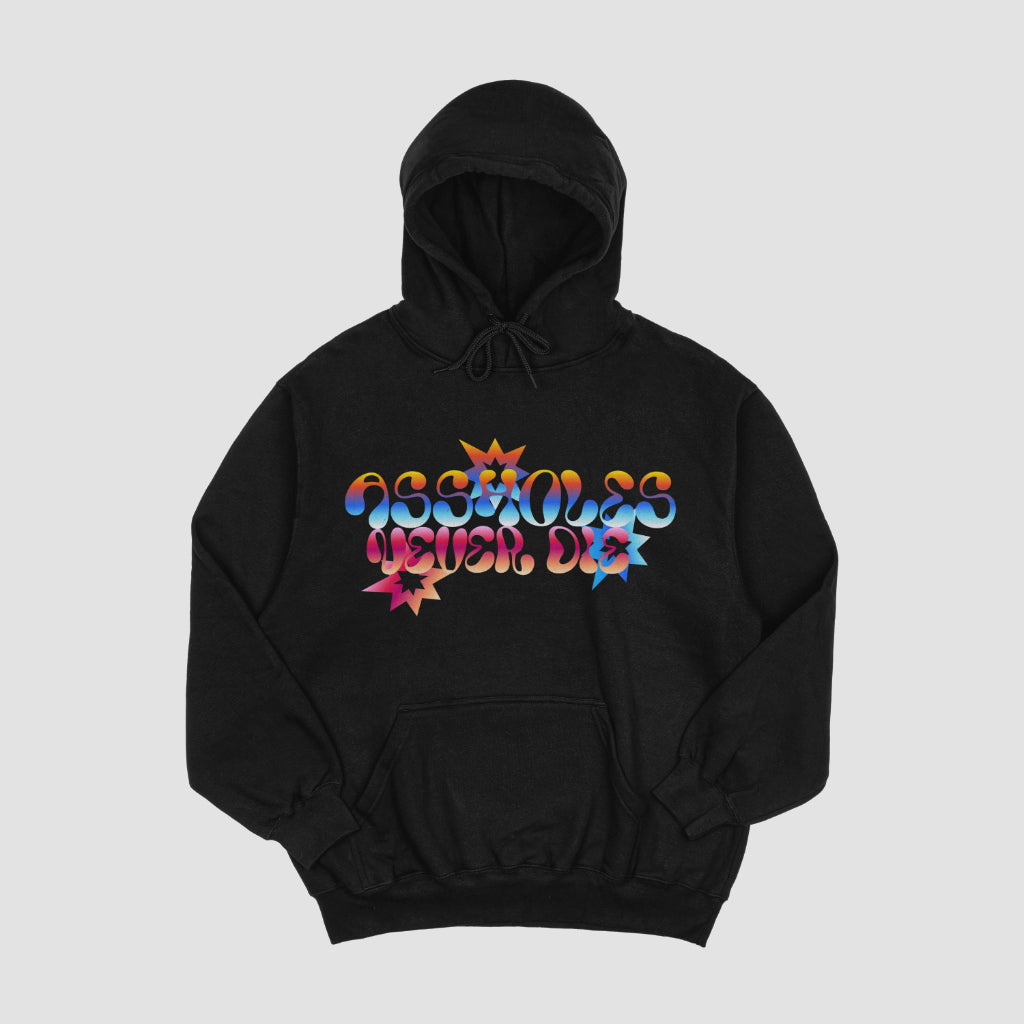 Flash Back Assholes Never Die Hoodie