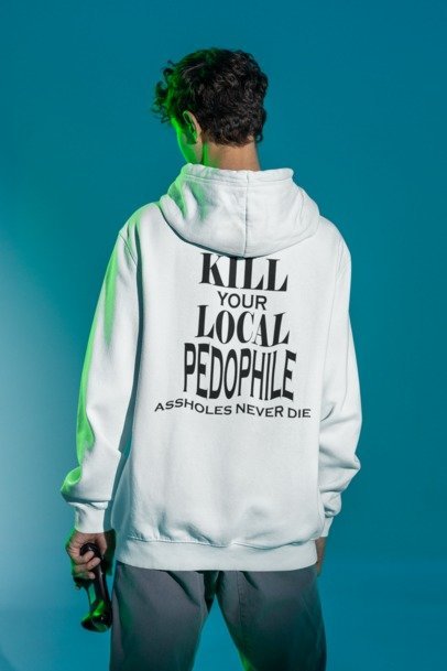 Kill Your Local Pedophile Black Hoodie